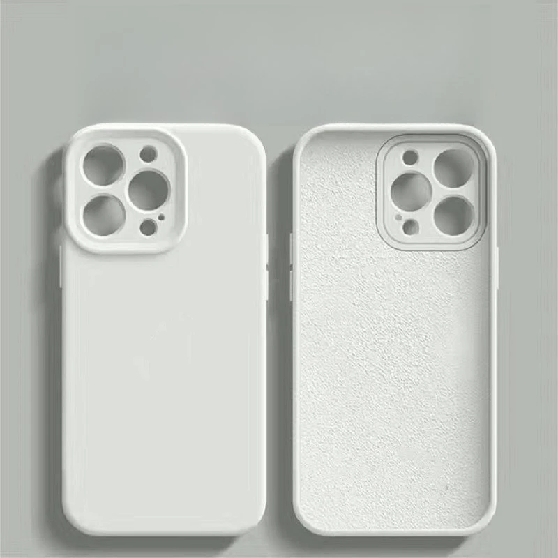 

Suitable for IPhone 17 for Promax Solid Silicone Phone Case for Apple 16 Precision Hole Solid Color Liquid Protective Cover