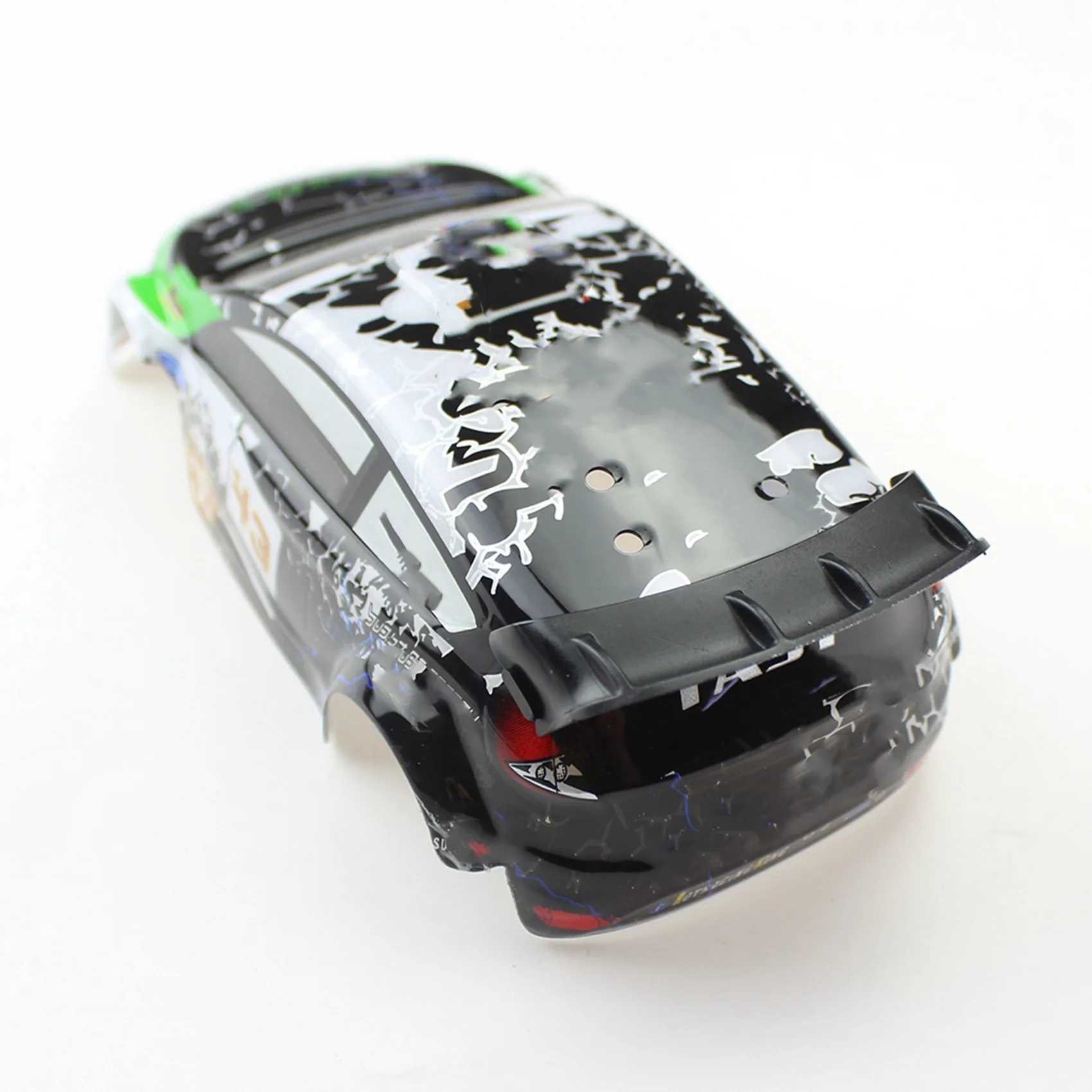 2세트 RC 자동차 부품: 1개 RC 자동차 쉘 바디 리모컨 & 1세트 K969-01 K969-02 휠 림 허브 타이어 포함