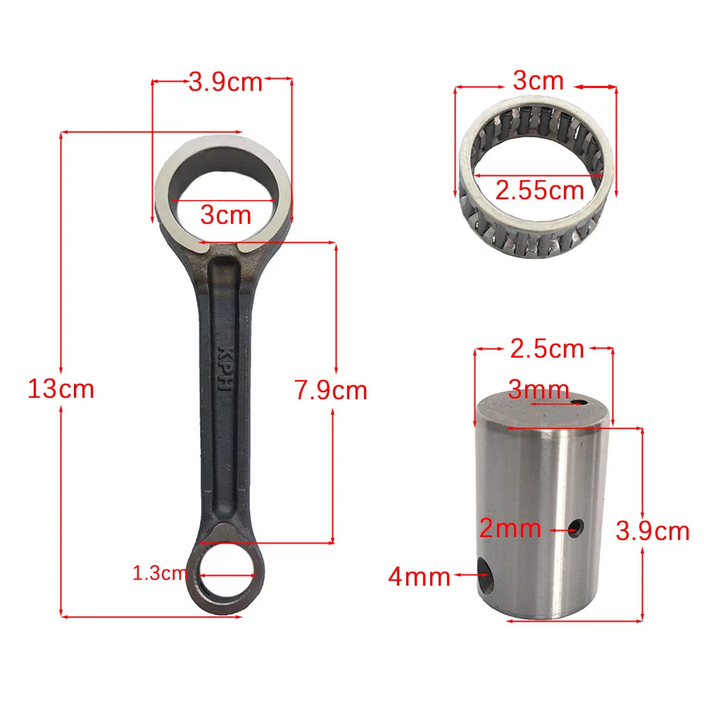 KPH Motorcycle Connecting Rod For XR230 CQR250 RE250 CBP250 Off-Road Dirt Bike Engine Crankshaft Assembly