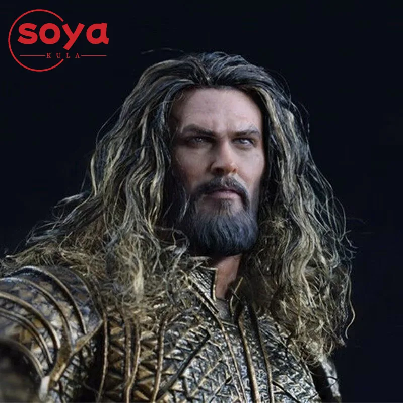 BY-ART BY-T3 1/6 جيسون موموا رئيس نحت نحت نموذج مزروعة الشعر ل 12 "ذكر الجندي عمل الشكل الجسم #2