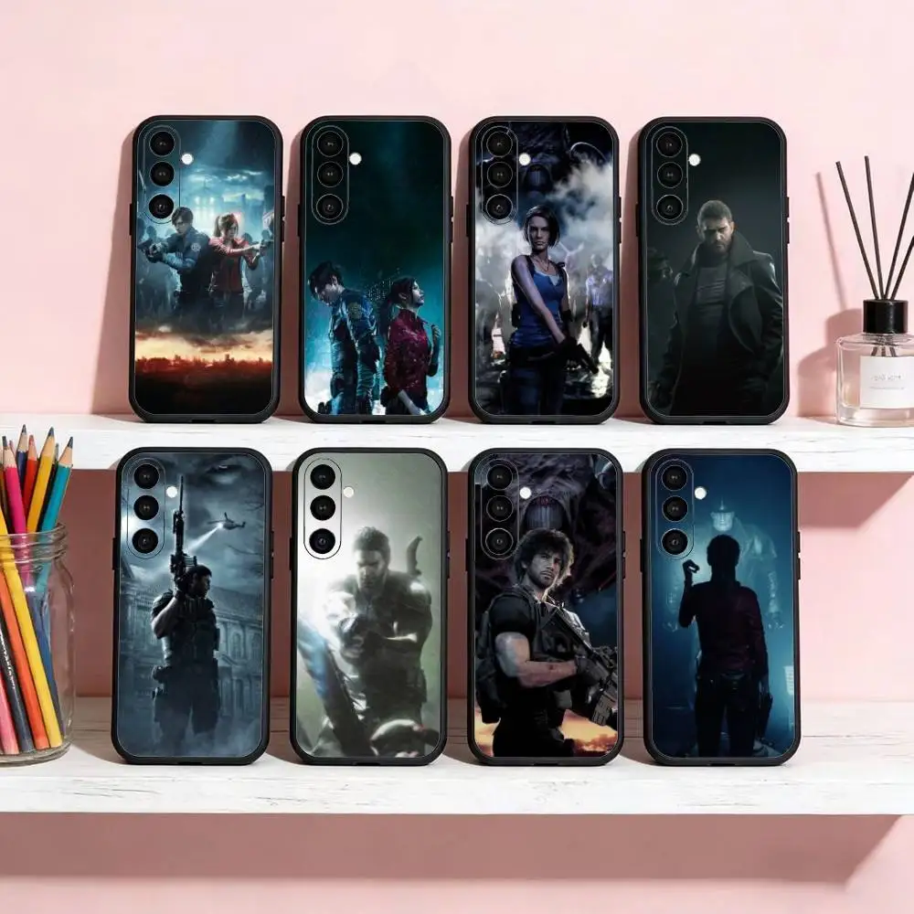 

Game R-Resident E-Evil Phone Case For Samsung Galaxy A13,21s,22,31,32,52,53,71,72,73,Soft Black Cover