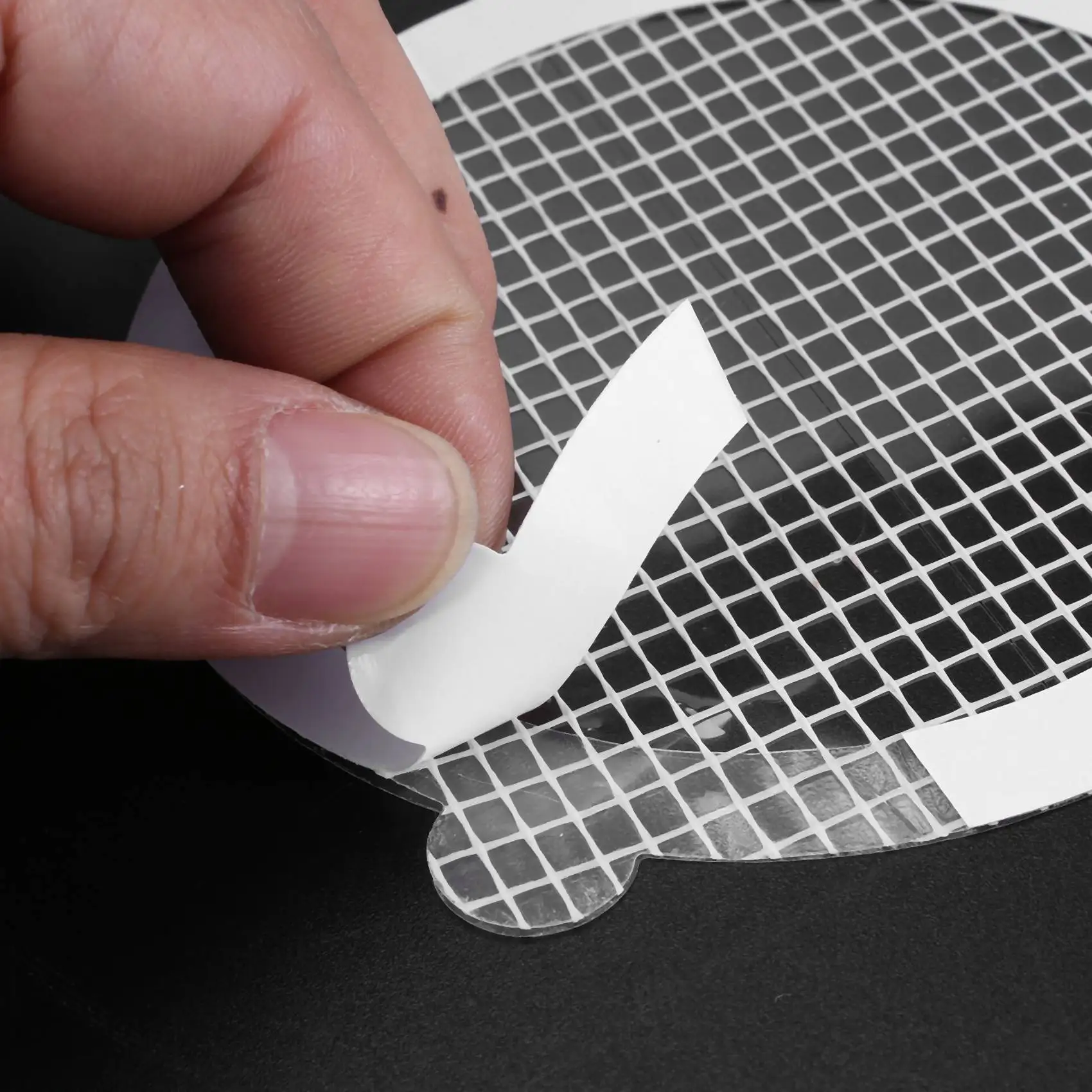 

FAAJ-50 Pcs Disposable Shower Drain Hair Catcher Mesh Stickers, Anti Clogging Floor Sink Strainer, Shower Drain Dog Hair