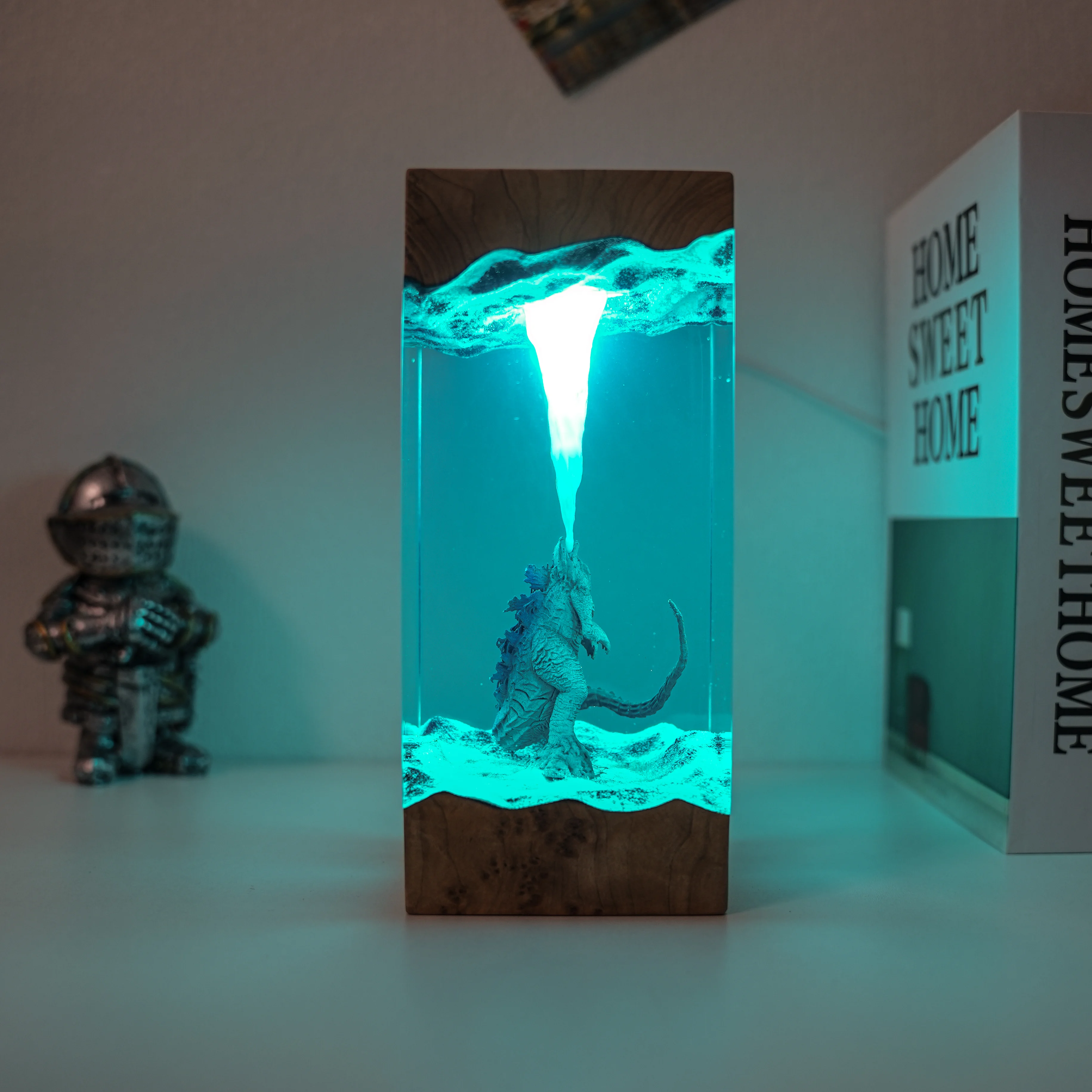 اليدوية بارد Gorgonites الراتنج سطح المكتب الحلي هدايا عيد ميلاد للأصدقاء المحيط موضوع ليلة مصباح لعبة الشكل تحصيل