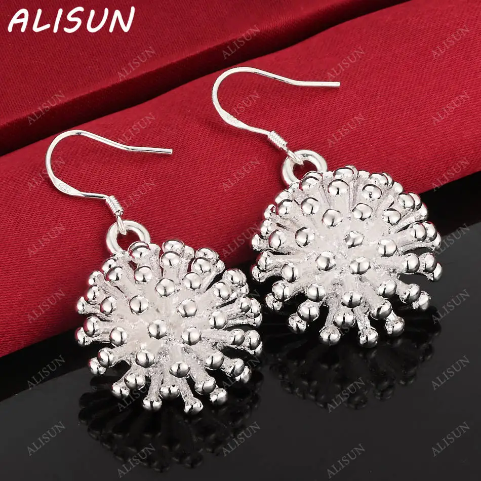 

ALISUN 925 Sterling Silver Geometric Earrings Drop Earrings Anniversary Gift Popular Wild Fashion Romantic Jewelry