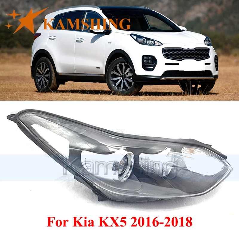 

CAPQX Halogen Front Bumper Headlight For Kia KX5 2016-2018 Front Head Light Headlamp Head Lamp