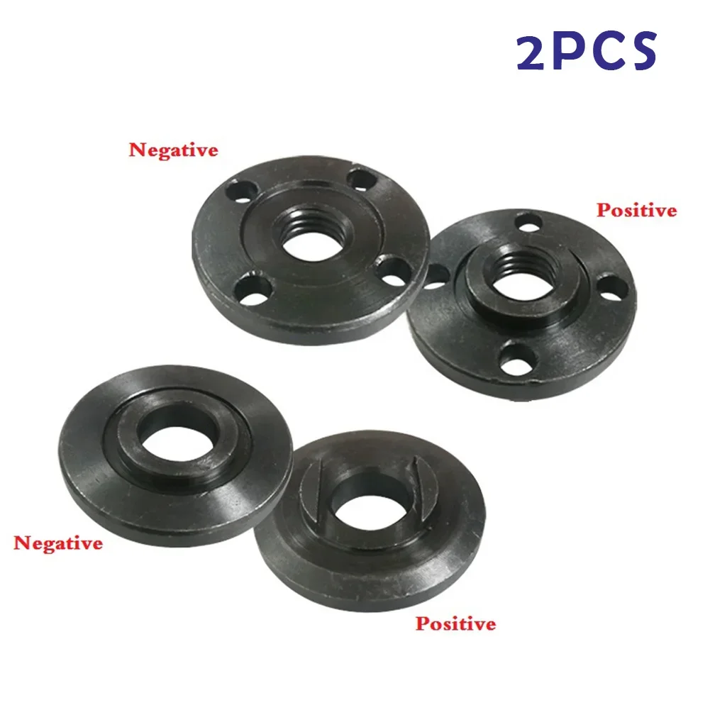M16 Thread Replacement Angle Grinder Inner Outer Flange Nut Set Tools 40mm Diameter Flange Nut Set For 16mm Spindle Thread