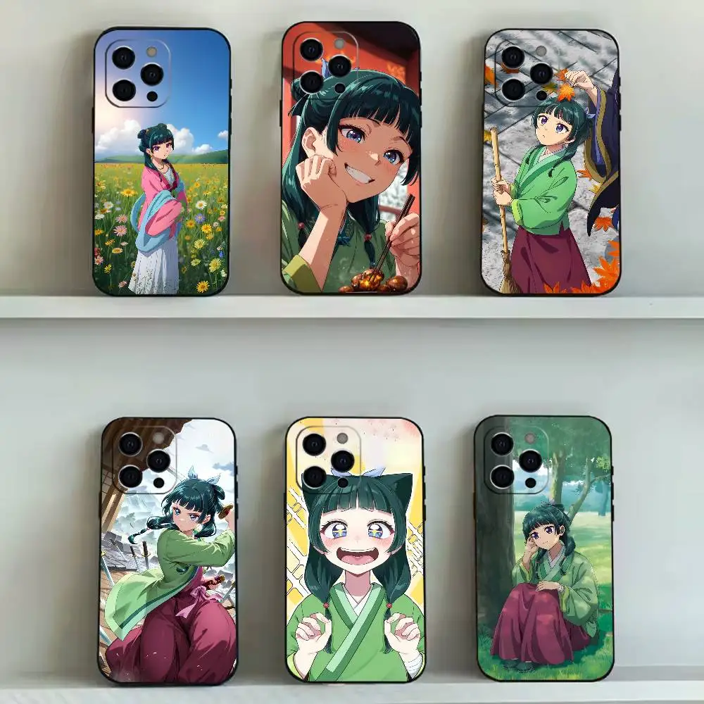 

A-Apothecary D-Diaries Maomao Phone Case For iPhone 17,16,15,14,13,12,11 Plus,Pro,Max,XS Silicone Soft Cover