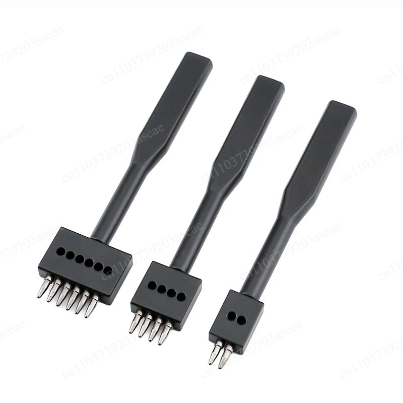 Round hole row punching Black round cutter spacing Cone punching Handmade leather goods Suture punching Round punch