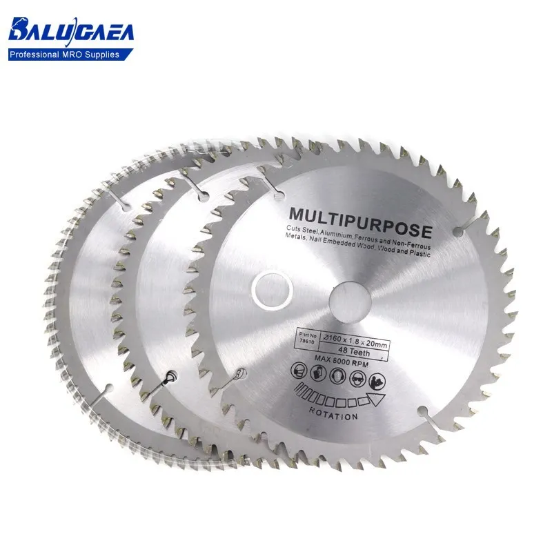 

Circular Saw Blade Carbide Tipped Saw Blade For Wood Cutting TCT Wood Cutting Disc Woodworking Tools 205 210mm