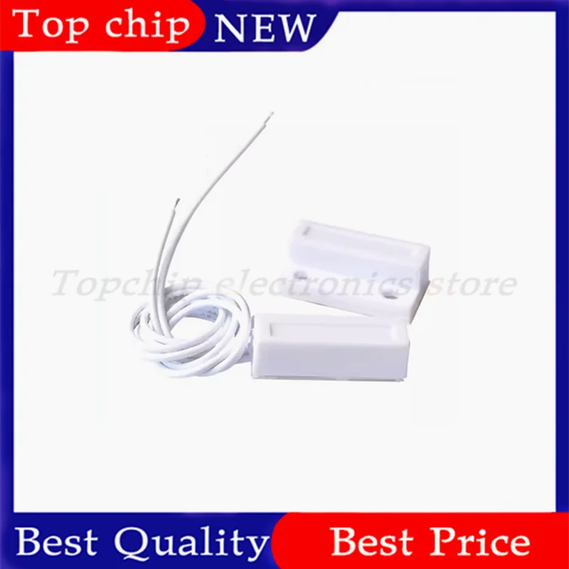 1/5pcs MC-38 Wired Door Window Sensor MC38 Magnetic Switch normally Closed NC for our Home gsm pstn Wire Alarm System