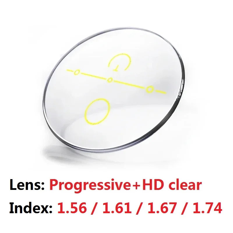 SO SMOOTH WIND Hochwertige optische Linse, 1,56–1,61–1,67, multifokale progressive Optik, verschreibungspflichtige Myopie-Linsen, super robuste Härte der MR-8-Serie 6