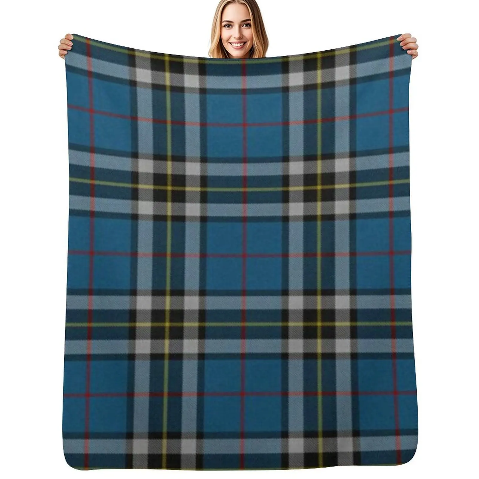 

Clan Thomson Tartan Throw Blanket Loose decorative Hairy manga Blankets