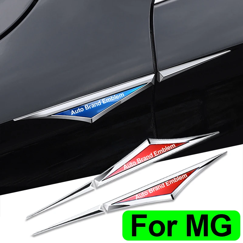 

Leaf Plate Body Blade Side Doors Decorative For MG 6 350 42 550 ZT 7 ZS HS GS 3 TF 5 RX5 ZR Accessories Stickers Logo Emblem