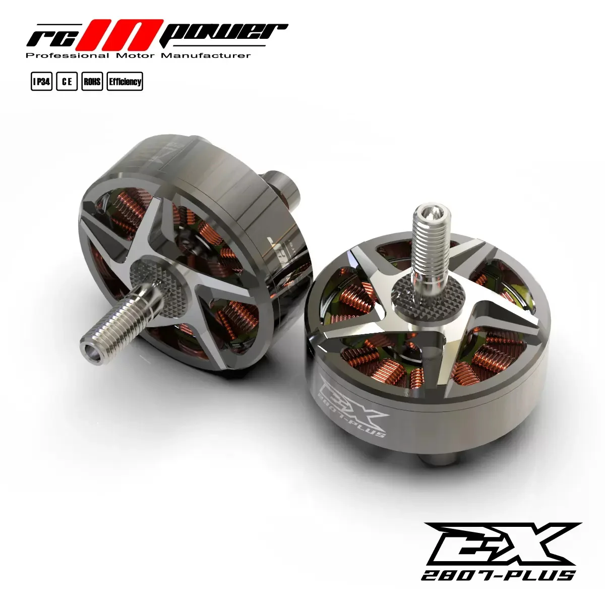 RCINPOWER EX2807 2807 1300KV 4-6S Lipo Brushless Motor for 6-7Inch Large load RC FPV Drone