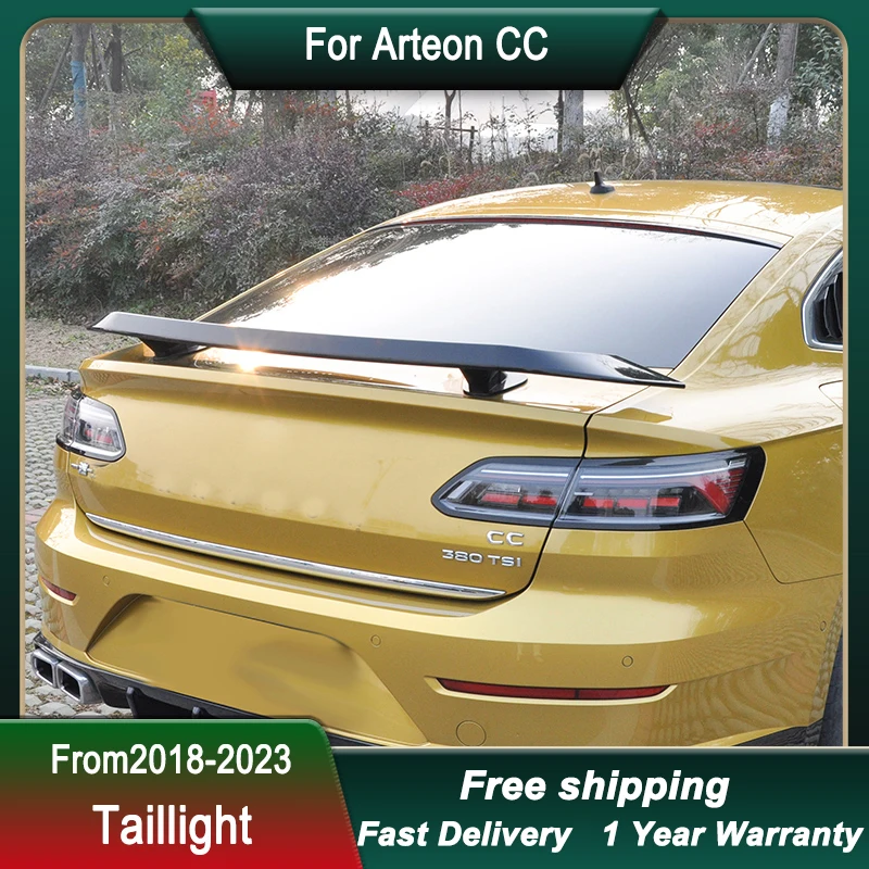 Car Tail Lights For VW Arteon CC 18-23 modify FULL LED Brake Reverse Tail Lamp Dynamic Signal Light  Light Tail Lamp Assembly
