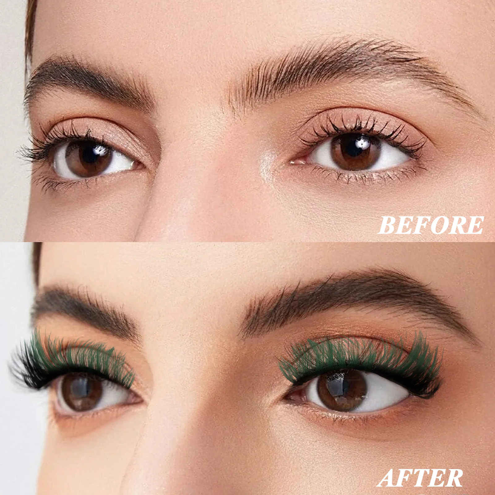 Cílios postiços 3d coloridos, maquiagem densa para mulheres, festa noturna, casamento, cosplay, acessórios para os olhos, ferramentas de beleza