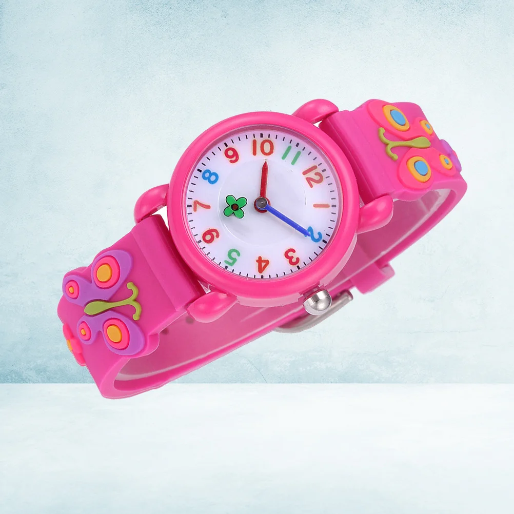 Silicone Cartoon Watch Creative Quartz Lovely Pattern Comfortable Strap Fashion Watch Birthday Gift for Students