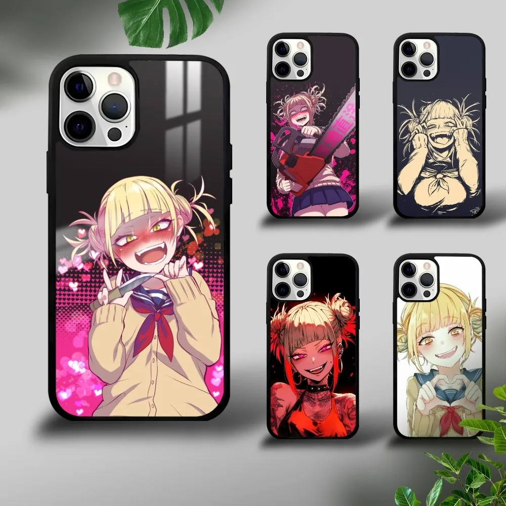 H-Himiko Toga A-Academia Hero Phone Case For IPhone 16 15 14 13 12 11 Pro Xs Max Mini Plus Celulares Hard Funda