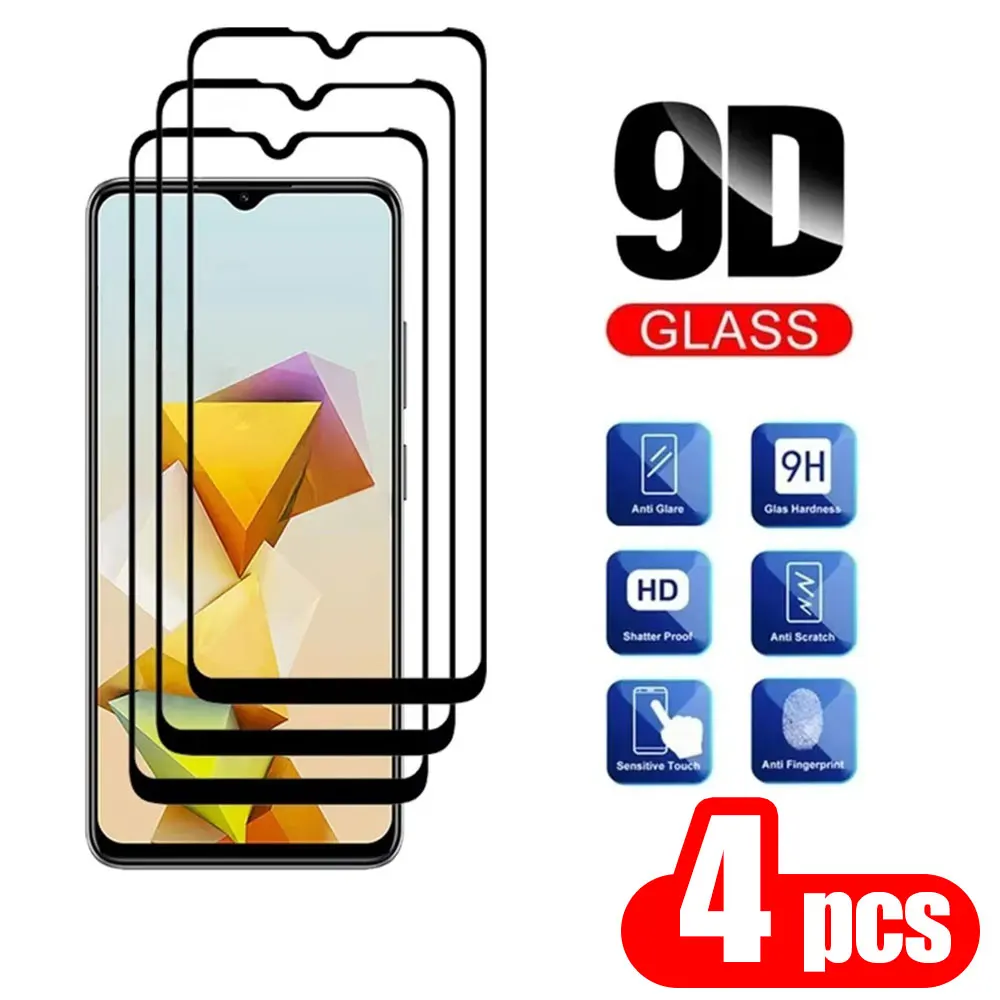 

4PCS HD Tempered Glass For Xiaomi 12 Lite 14T 13T Pro 11 Lite 5G Xiaomi 10T 11i 11X Pro Screen Protector Full Cover Anti-Scratch