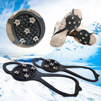 5 Teeth Ice Gripper Spike for Shoes Winter Climbing Spikes Shoes Cover Anti-Skid Snow Cleats Crampons Non-Slip Outdoor