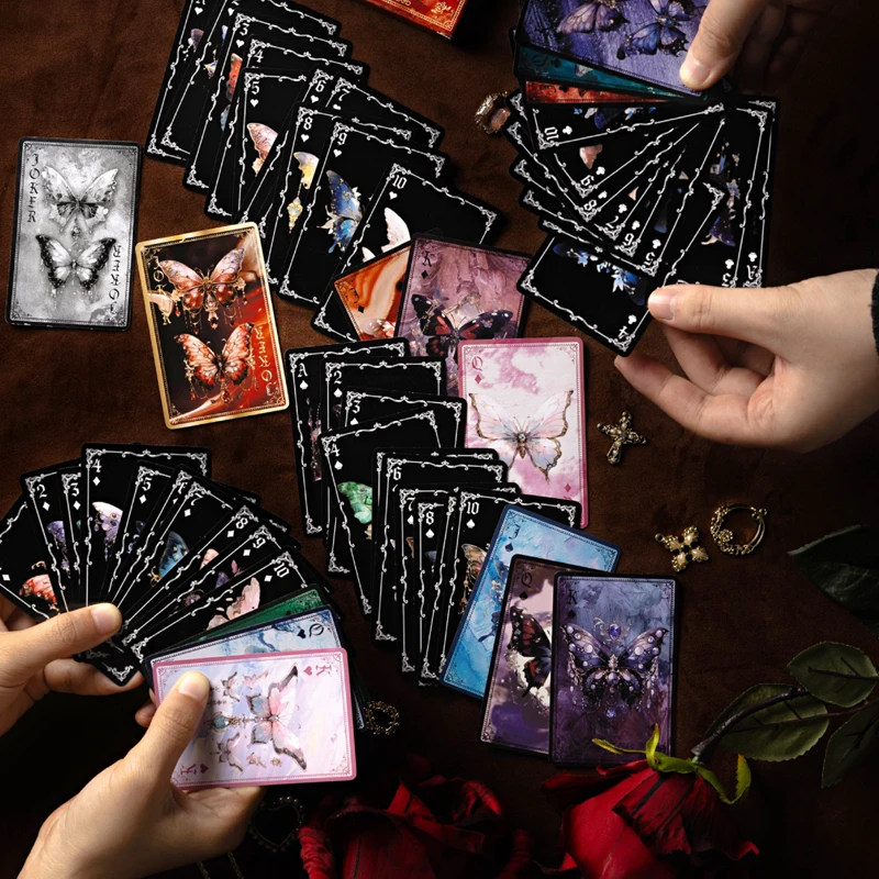 Mr Paper, 2-Style Playing Cards - Boundless Butterfly Series 54 cards  playing cards  magic the gathering