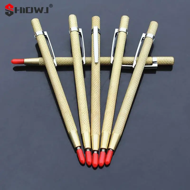 Glass Cutting Tool Diamond Cutter Carbide Scriber Hard Metal Tile Machine Lettering Pen 6 Colors Engraver Glass Knife Scriber