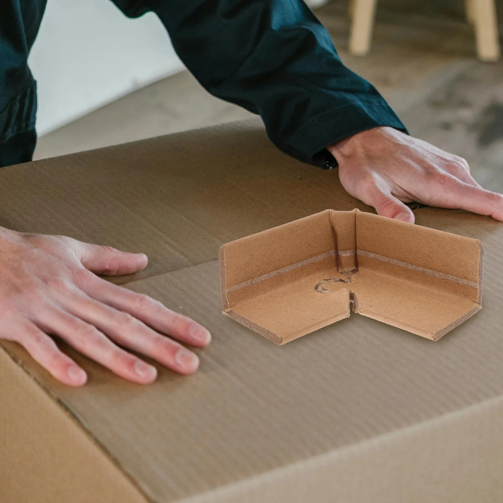 20Pcs Shipping Box Corner Guards Reinforced Paper Edge Protectors for Cartons Furniture Panels Packing Moving Supplies Packaging