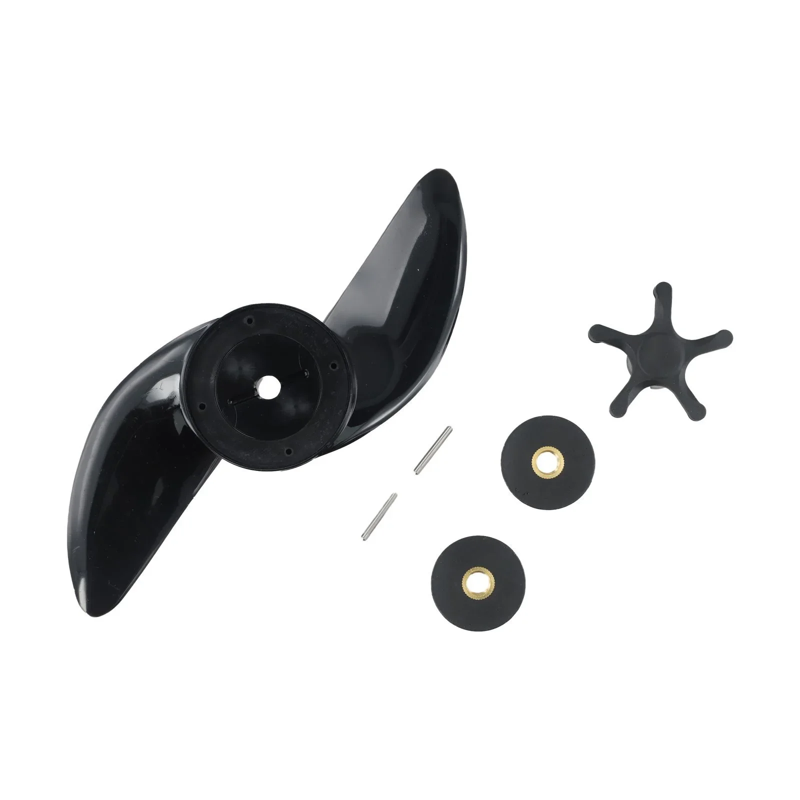 Accessories Two-blade Propeller Two-blade Propeller Watersnake About 140g Black Electric Motor Outboard Exquisite