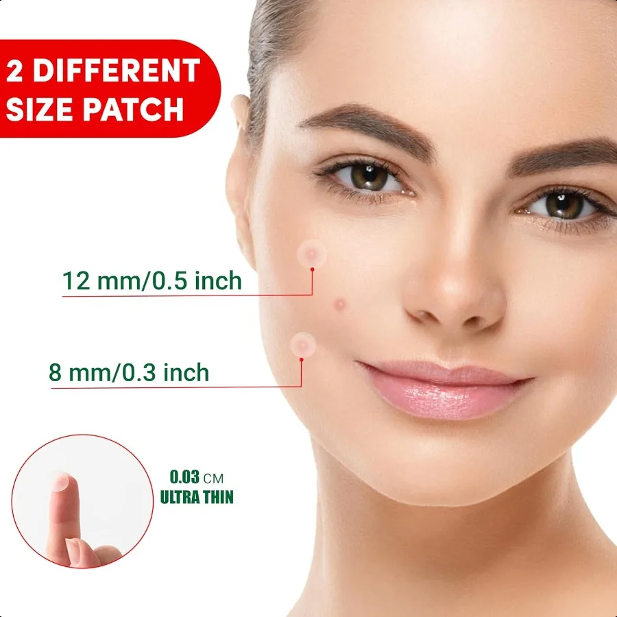 Original Hydrocolloid Acne Pimple Patches for Face 36 Count Invisible Spot Stickers with Salicylic Acid Tea Tree Oil for Zits B