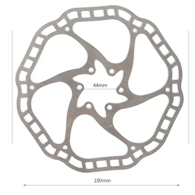 Ultralight MTB Bicycle Hydraulic Disc Brake Rotor Mountain Bike Road Racing Brake Disc 160/180mm 6/7 Inch With Free Bolts