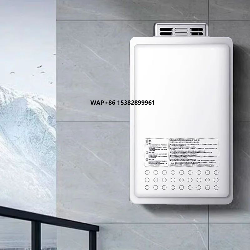 16-Litre Natural Gas Outdoor Water Heater Easy-to-Use Weatherproof Frostproof Long-Lasting Storage Tankless Steel Car Home