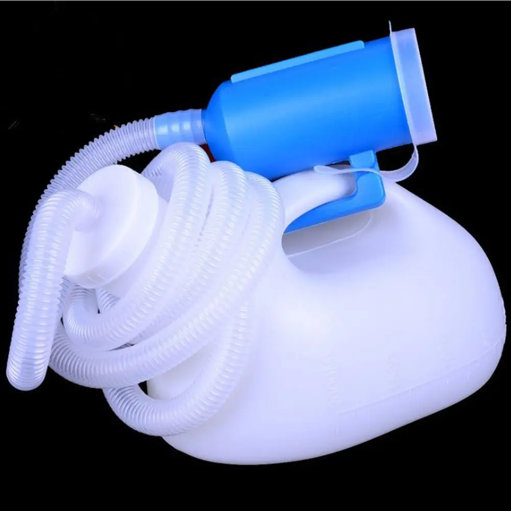 Unisex Pee Tool 2000ml Portable Urinal Bottle Toilet Aid Bottle Travel Urine Storage Urinal Potty with Lid