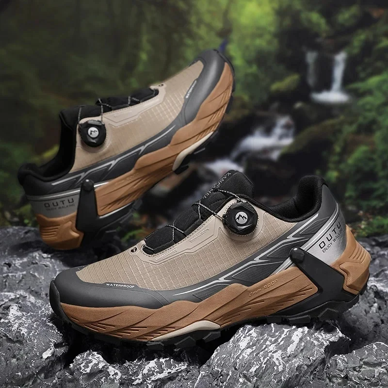 

Waterproof Camping Trekking Boots New Hiking Shoes For Men Mountain Mens Sneakers Climbing Sport Anti Slip Man Tactical Shoes