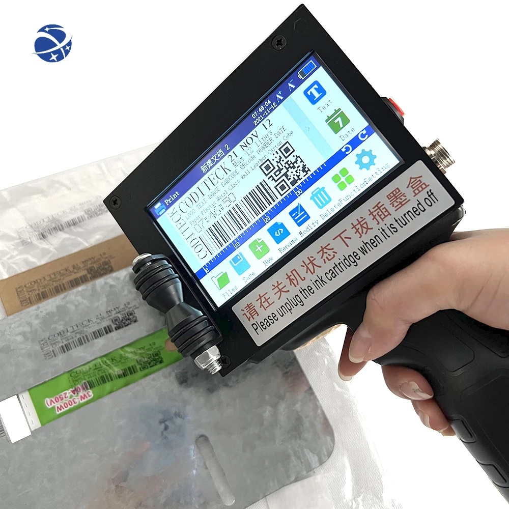 

Yunyi Coditeck 20 languages 12.7mm portable hand machine for printing expiration date