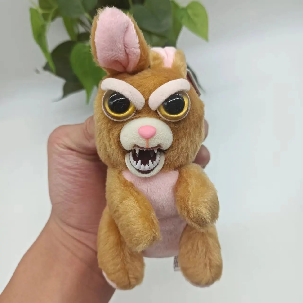 12cm Genuine Feistypets Mischievous Little Pet Face Changing Doll One Second Face Changing Bear Plush Bag Decoration Xmas Gift