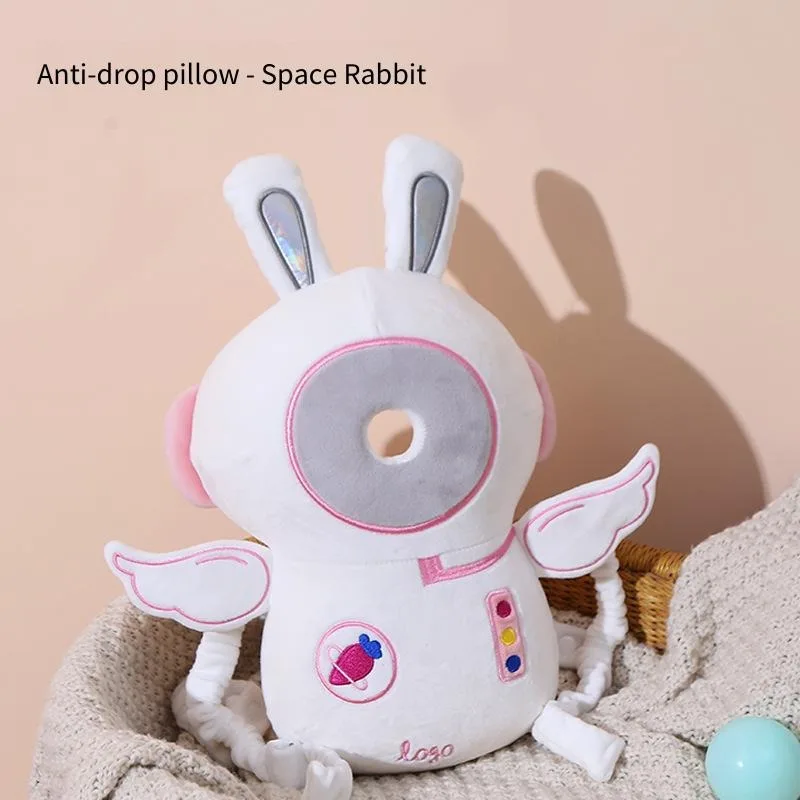 Baby Head Protector Pillow Toddler Headrest Backpack Fall Prevention Cartoon Anti Fall Back Pillow Back of Head Collision Pad