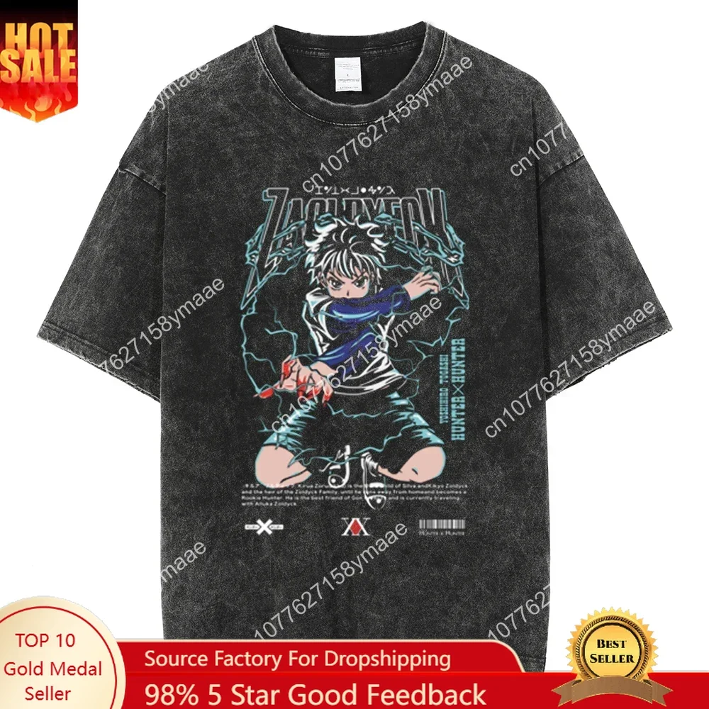 

Harajuku Men Vintage Oversize Tee Anime Graphic Print Tshirt Fashion Streetwear Summer Short Sleeve Cotton Casual T-shirt