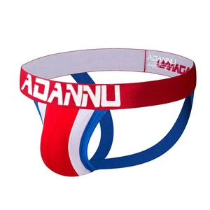 Adannu-Round Innenraum von atmungsaktivem Baumwoll für Männer, Herrenhöfen, sexy Unterhosen, U-Bag, komfortable Unterwäsche, Schwulen, Ad14, Tanga, Marke 10 Hauptverkäufe schwul ausgestopfte Cueca - №9