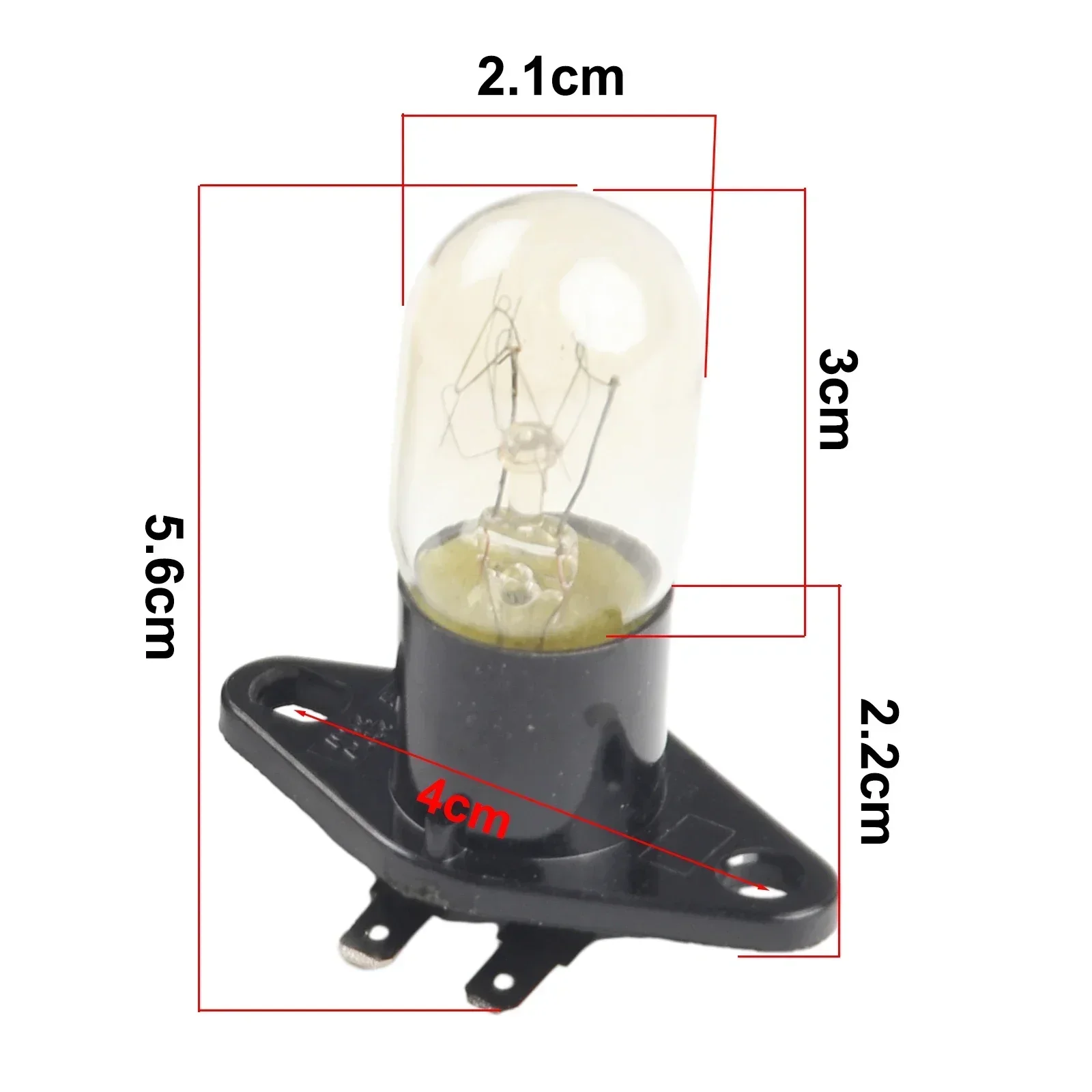 2pcs 250V 2A Microwave Ovens Light Bulb Lamp Globe For Midea And Most Brand Microwave Accessories Microwave Ovens Bulb