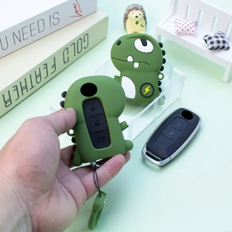 

Cartoon for Nissan Leaf Juke Micra Qashqai J11 X-Trail T32 Tiida Pathfinder Versa Note Remote Car Key Case Cover Fob Accessories