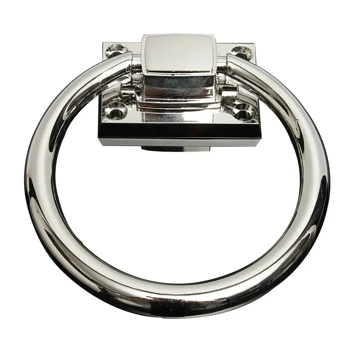 

1 шт., серебряные блестящие дверные ручки с откидным кольцом для деревянной дверной молоток, ручки для стула, деревянная дверная тяга, раскладывающаяся установка