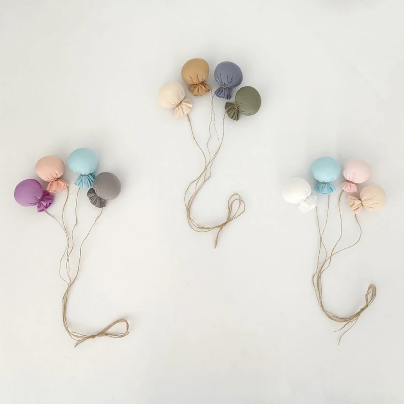 

4pcs/set Newborn Photography Props Accessories Handmade Balloon Studio Baby Photo Decoration Infant Shoot Accessory