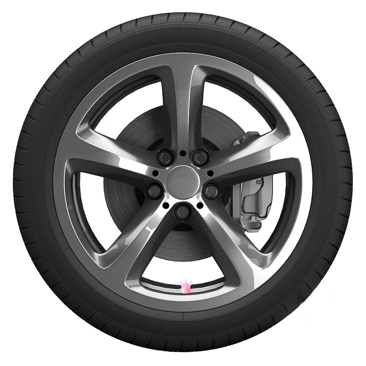 5Pcs Tire Stem Cap Diamond Shape Creative Car Tire Air Cap Dust Proof Universal Auto Bike Motorcycle Cover