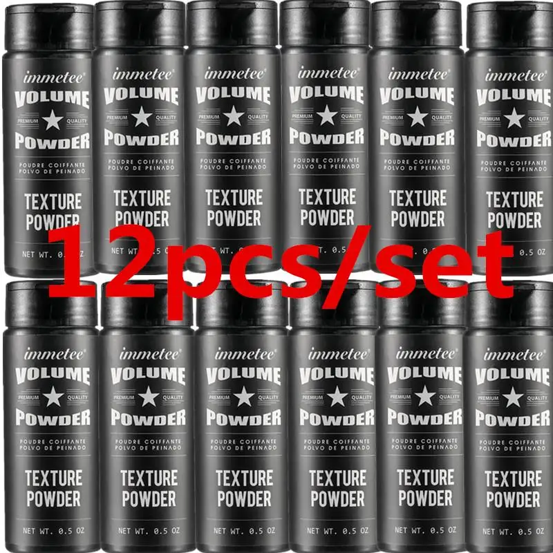 

12Pcs Hair Powder Fluffy Increase Hair Volume Mattifying Powder/Finalize Hair Design Styling Shampoo Unisex Women Men