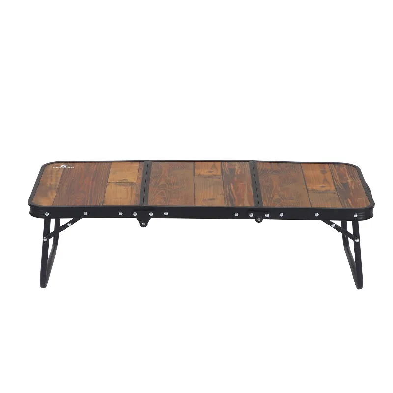 Camping self-driving travel folding table, outdoor night market stall table, camping picnic aluminum alloy table