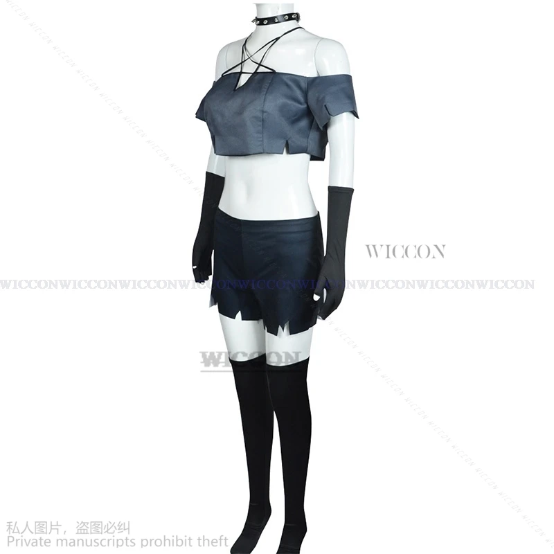 Loona Cosplay Costume Clothes Uniform Cosplay Hazbin Cosplay Furry Roleplaying Hotel Felhunter Wolf Tail Headdress Headwear Cos