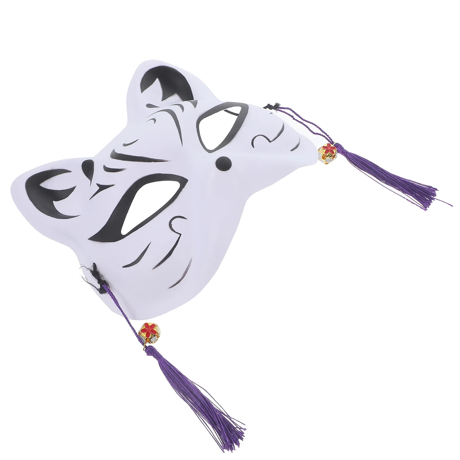 Half Face Mask Halloween Fox Cat Animation Party Japanese-style Cosplay Masquerade