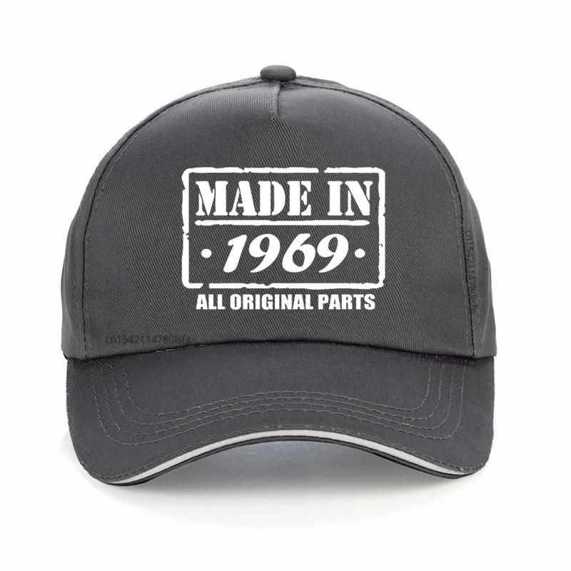 50Th Birthday hat Made In 1969 tutte le parti originali Distressed 50Th nuovo arrivo Summer Casual Men Baseball Cap