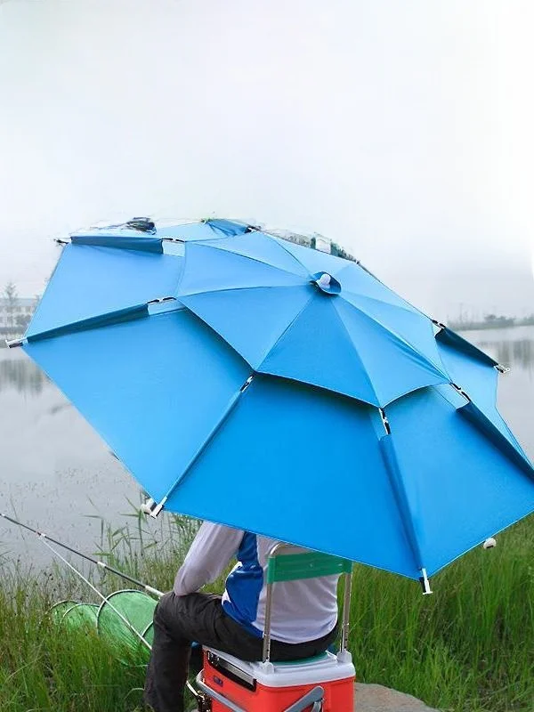 

800 Deee Fiing Umbrella All-Match Thi Waterproof Sunscreen UV Protection Outdoor 2.4 Meter Large Fiing Umbrella