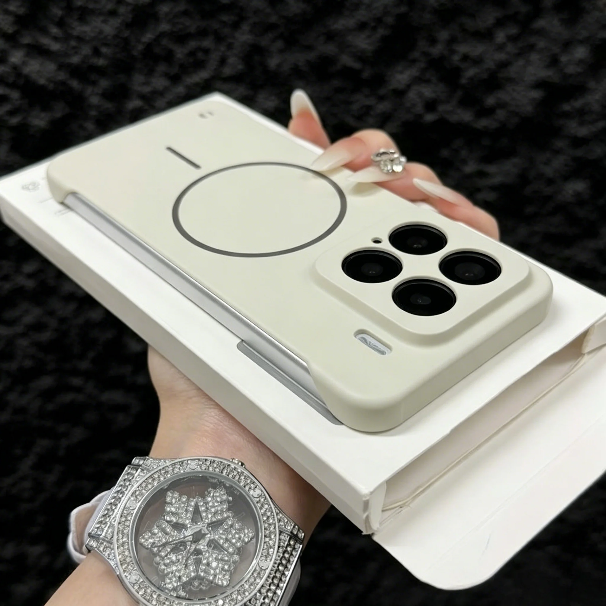 フレームレス Magsafe対応 磁気ワイヤレス充電ケース - Photography Xiaomi 17 Ultra のレビューと価格